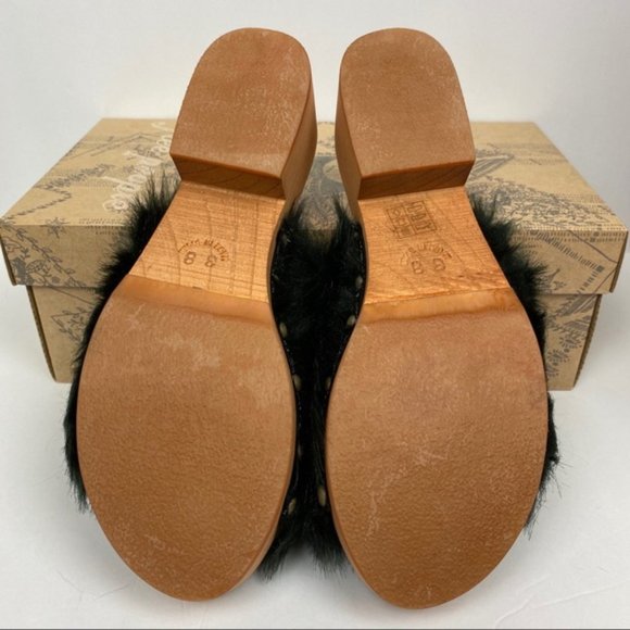 NIB - Free People – Faux Fur Sonnet Clog - Size 8 - Picture 5 of 6